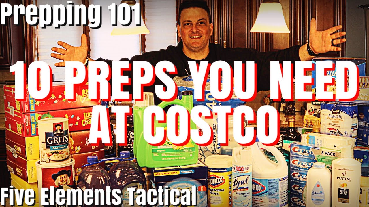 10 PREPPER ITEMS TO GET AT COSTCO PREPPER PANTRY PREPPING FOR