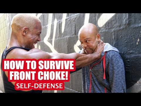 How To Survive A Front Choke SELF DEFENCE | My Best Video In 2021 ...