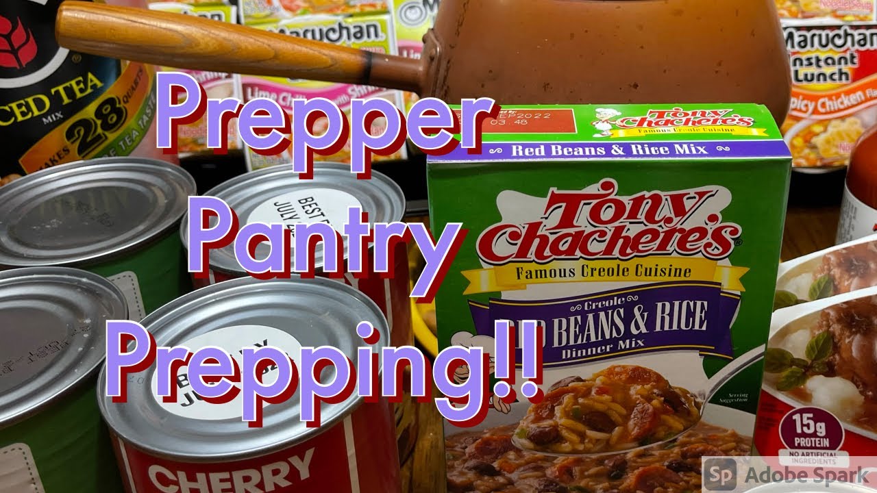 2108 Prepper Pantry Prepping ~Emergency Food Prepping ...