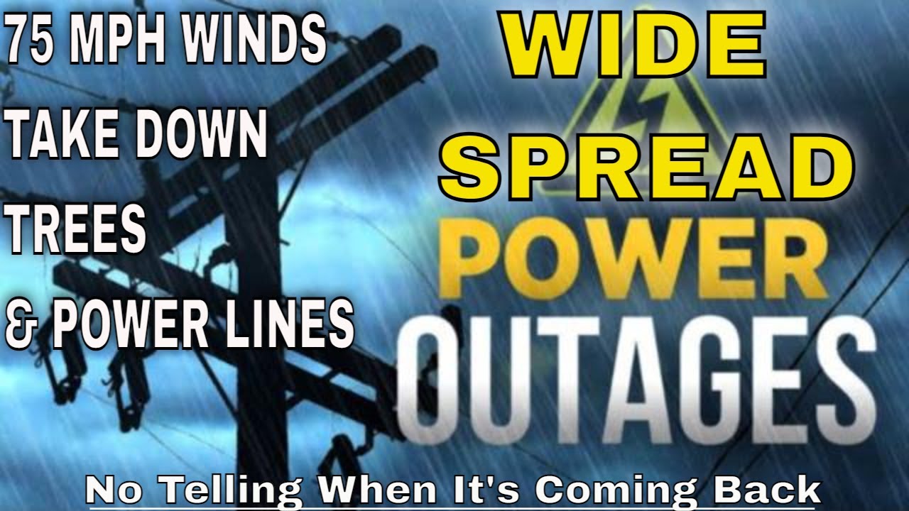 WIND STORM TOPPLED TREES & TOOK OUT POWER - WHAT YOU GONNA DO? - & MORE ...