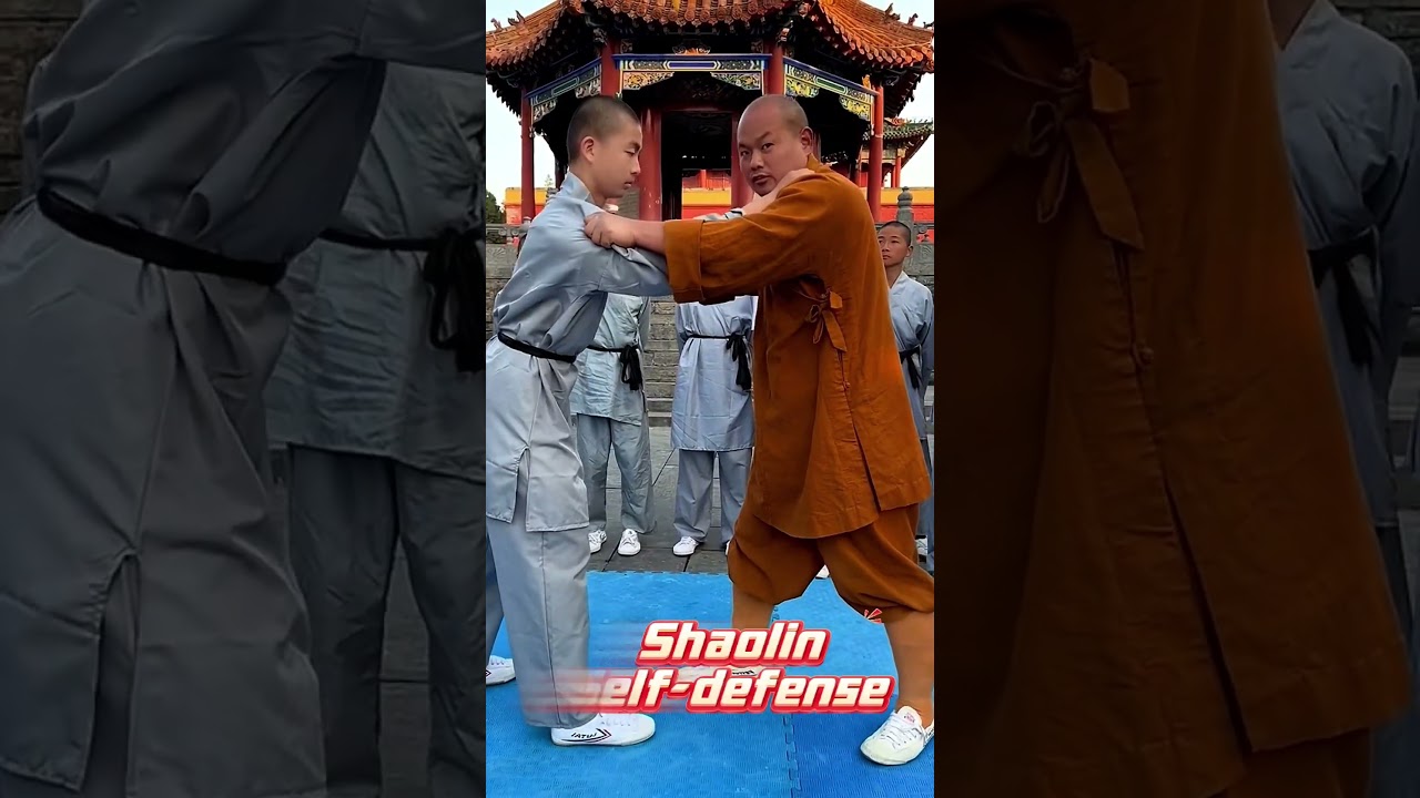 Shaolin Self Defense Take The Initiative To Fall To The Ground And Kick Away The Enemy